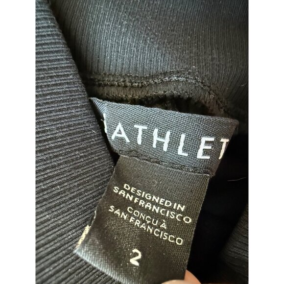 Athleta Pant Size 2 Nolita Slim Tapered Black Casual Pull On Style 980400 Crop - Picture 3 of 13